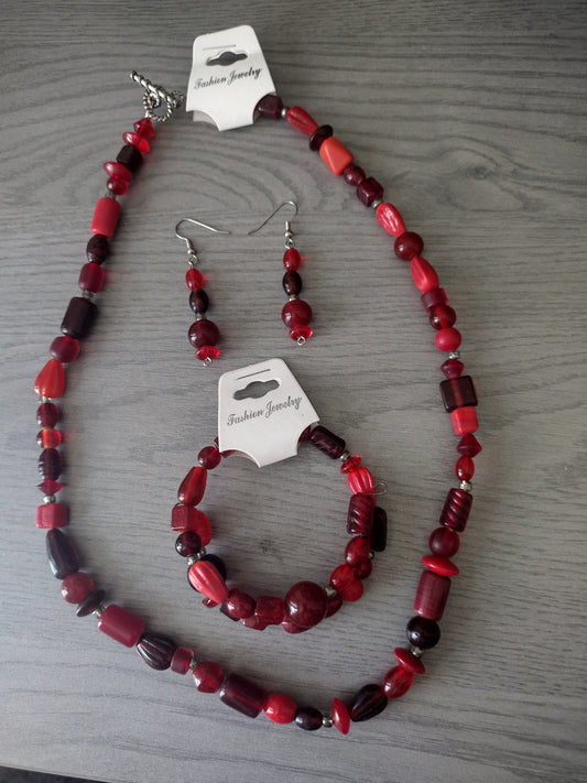 Necklace, Bracelet & Earring Set