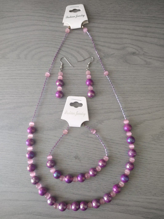 Necklace, Bracelet & Earring Set