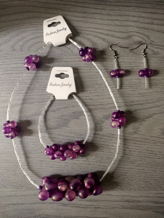 Necklace, Bracelet & Earring Set