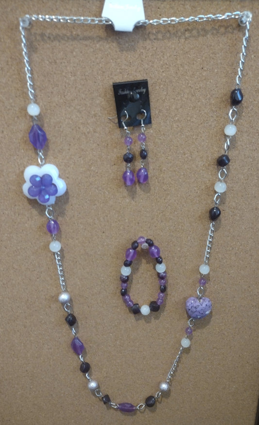 Necklace, Bracelet & Earring Set