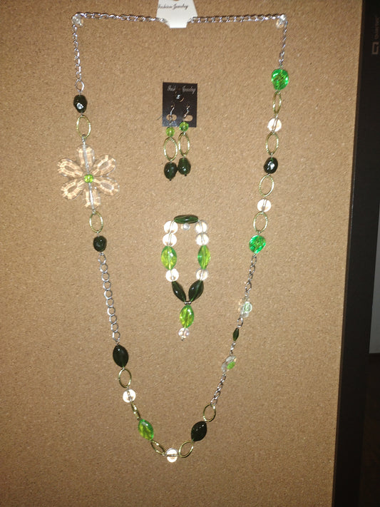 Necklace, Bracelet & Earring Set